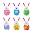 thumbnail image 2 of chaungfeng 6PCS Inflatable Easter Egg, 15.7 Inch Large Outdoor Courtyard Rabbit Shape Decoration for Lawn, Garden, Spring Party (Multicolor), 2 of 9