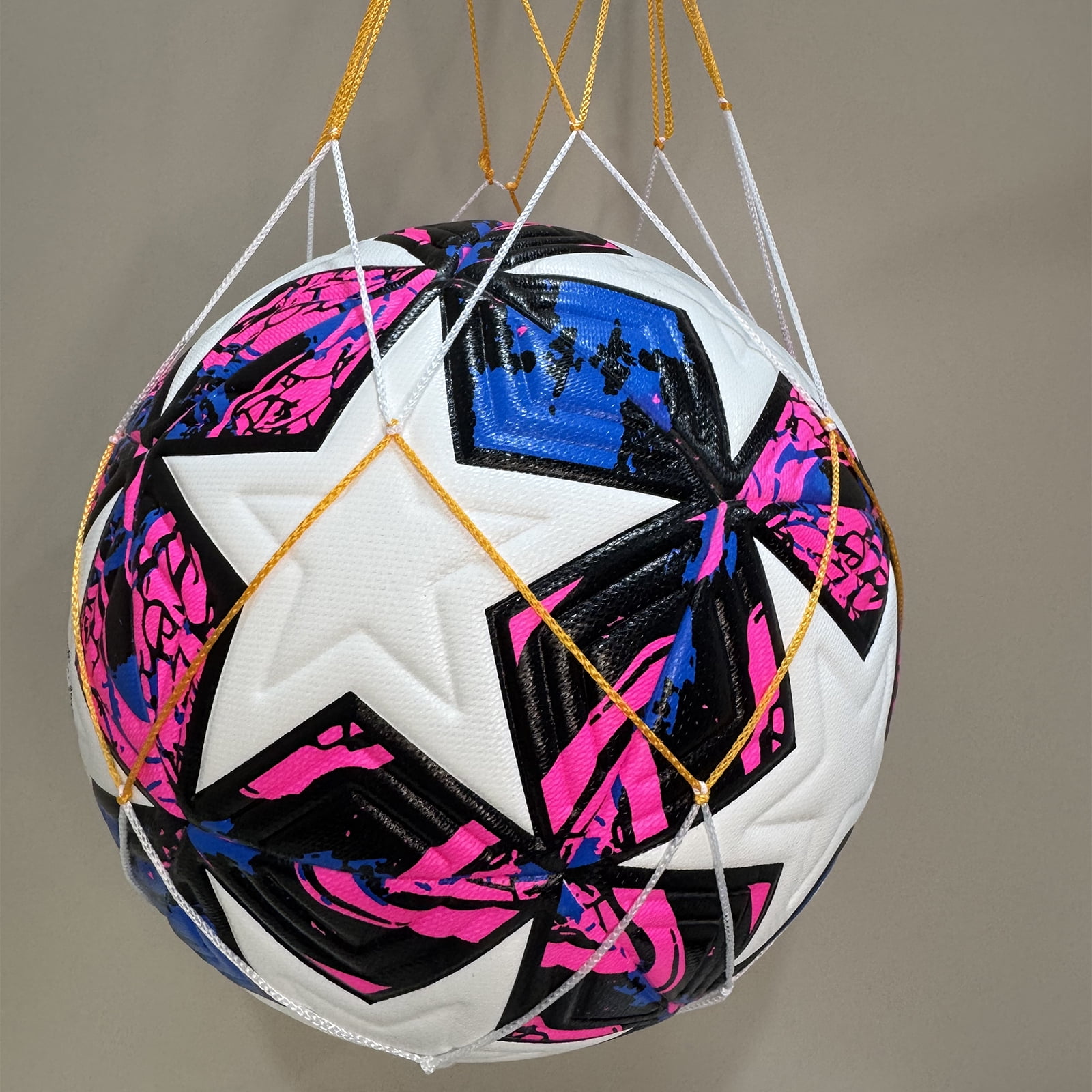 Premium Europe Cup Themed Size 5 Soccer Balls - Diverse Vibrant Colors, Ideal for Adult & Youth Players, Durable Construction for All - Weather Play