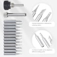 thumbnail image 3 of Soldering Iron Tip Kit Precision Copper Socket Tips Fast Heating Multipurpose Set of 1, 3 of 6