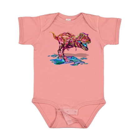 

Inktastic Colorful T-Rex Gift Baby Boy or Baby Girl Bodysuit