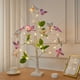 thumbnail image 5 of Lámpara LED decorativa de hoja de orquídea mariposa | Luz nocturna de mesa ambiental luminosa | 16,9" Cálido Blanco, alimentado por batería/USB | Dormitorio, patio, salón Decoración navideña, 5 of 9