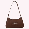 thumbnail image 2 of 9252 Bolso Mujer Trendy2k Star Hot Girl Textura PU Con Un Hombro Y Media Marrón, 2 of 9