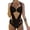 Black, variant on Tummy Control Swimsuits For Women Womens One Piece Swimsuit Elegant Inspired Vintage Pin up Monokinis Tummy Control Swimwear Shirred Bathing Suits,A L