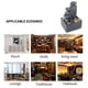thumbnail image 5 of Adorno De Fuente Delicada Rocalla Decoración De Escritorio Adorno De Flujo De Agua De Plástico Alimentado Por Usb Agua De Manantial Decoración De Paisaje Para Pasillo Sala De Estar Casa De Té Hotel Guardurnaity HA013966-00, 5 of 5