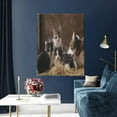 thumbnail image 5 of KLL Cat Family Print Farmhouse Canvas Wall Art,Wall Decorations For Living Room Office Canvas Wall Decor for Home Decorations, 12'×16’’, 5 of 8