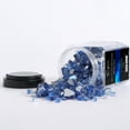 thumbnail image 4 of Empava 10 lbs. 1/2-in Midnight Blue Reflective Tempered Fire Glass for Gas Fire Pit, 4 of 6