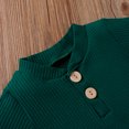 thumbnail image 4 of Diconna 2Pcs Unisex Baby Summer Outfits, Ribbed Romper + Elastic Waist Shorts, 4 of 7