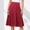 01 Wine, variant on Weiqiqre Mini Skirt Summer High Elastic Waist A line Flared Pleated Wool Tartan Skirts