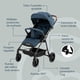 thumbnail image 4 of Carriola para bebe - Cinturón de 5 puntos - Recién Nacidos a 4 Años o 15 kilos - Compacta, Liviana y Plegable Bebesit  Sprint, 4 of 10