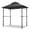 Grey, variant on Gymax 8' x 5' BBQ Grill Gazebo 2-Tier Barbecue Canopy Vented Top Shelves Shelter Khaki