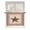 Red Brown, variant on Sheer Curtains 45 Inch Length, Western Texas Star Retro Semi Sheer Curtains Light Filtering Window Treatment, Rustic Vintage Berry Black Beige Plaid Privacy Voile Drapes for Living Room 52x45 Inch