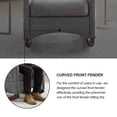 thumbnail image 6 of Modern Rocking Chair Upholstered Nursery Glider Rocker For Baby Comfy Armchair With Side Pocket For Living Room, 6 of 9