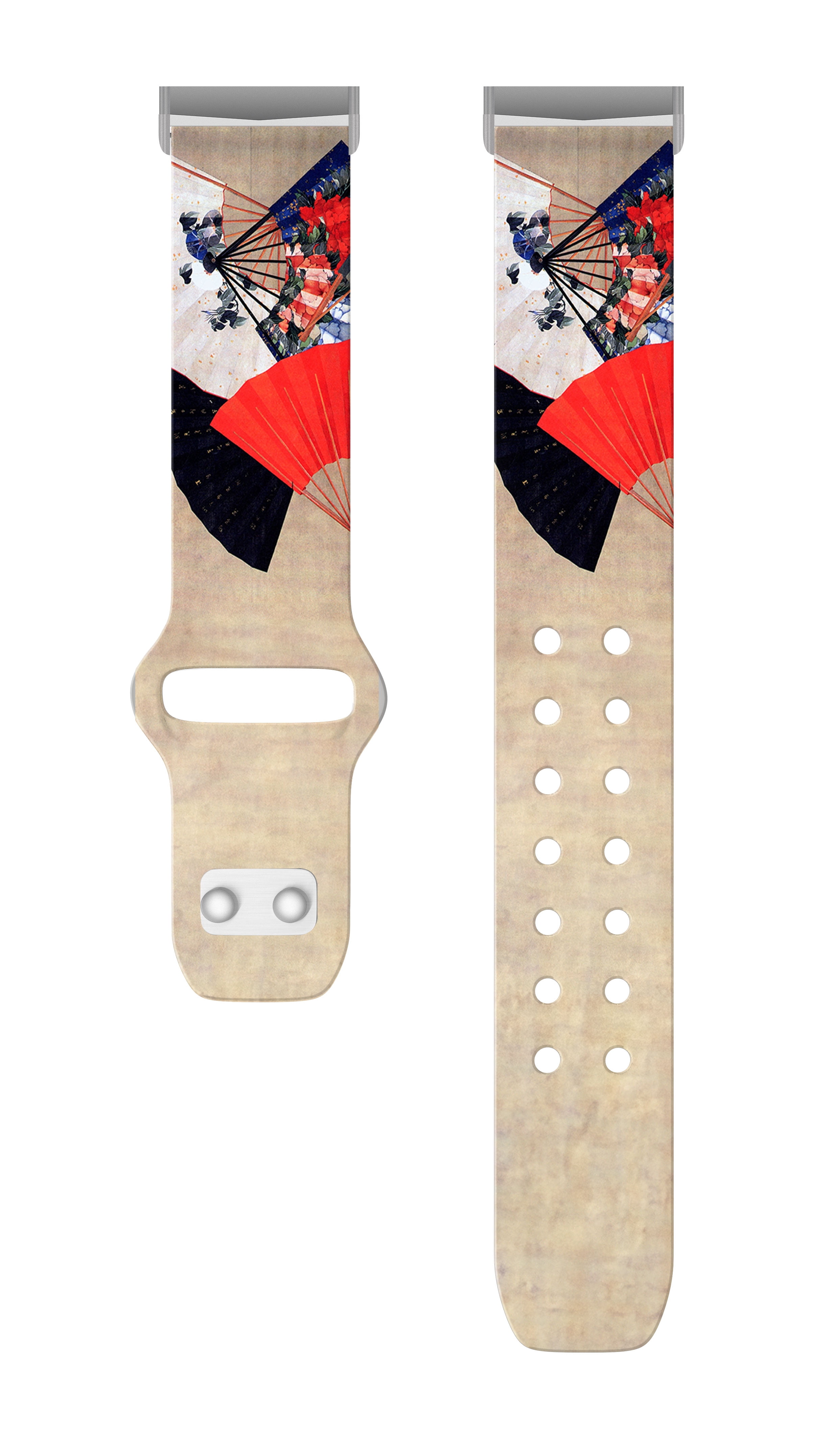 Fine Art HD Watch Band for FitBit Versa 3 & Sense (20mm Short Fans) by Affinity Bands