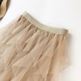 thumbnail image 6 of Sngxgn Women's Elegant Jacquard Side Split Slit High Waist Mini Short Skirt(Beige,One Size), 6 of 6