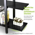 thumbnail image 7 of Tribesigns 5-Tier Bookshelf, Industrial Wood Bookcase 72 H x 12 W x 47L inches, Black, 7 of 7