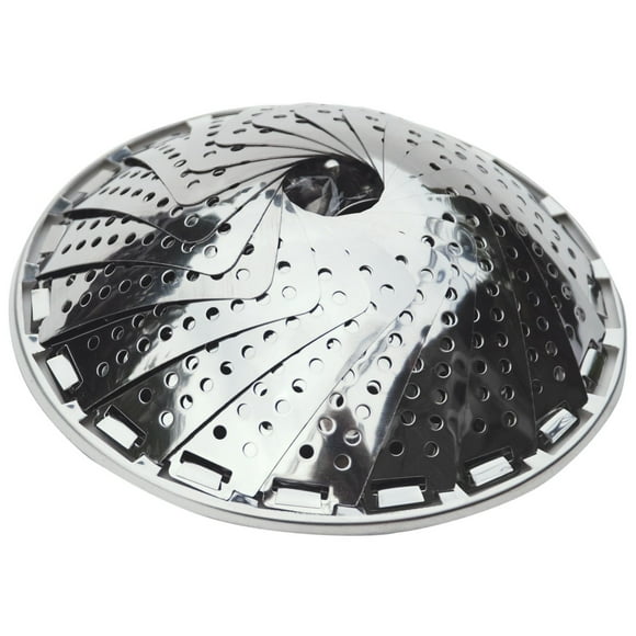 MAINSTAYS™ Steamer Basket, Stainless Steel, Collapsible Design Fully Expands, Easy to Assemble