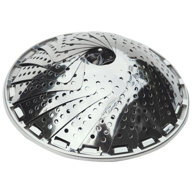 MAINSTAYS™ Steamer Basket, Stainless Steel, Collapsible Design Fully Expands, Easy to Assemble
