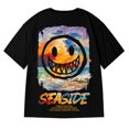 thumbnail image 1 of T-shirt Homme Style National Impression Col Rond Manches Mi-Longues Couple Pull-Over Shirt pour l'Été, 1 of 4
