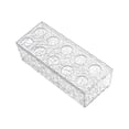 thumbnail image 1 of Jarrón de flores de acrílico, accesorio para fotos, soporte para flores, jarrón rectangular largo, jarrones de acrílico 10 hoyos, 1 of 9