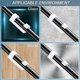 thumbnail image 3 of 100 Pieces Self-adhesive Cable Clips Finisher Wire Clamp Sticky Clear Cable Clip, 3 of 5