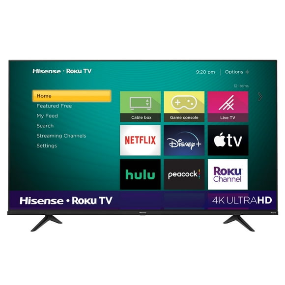 Refurbished - Hisense 65" Class 4K UHD LED Roku Smart TV HDR ( 65R6E4 )
