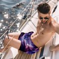 thumbnail image 2 of luoweisi Men's Beach Shorts Quick Dry Swim Trunks with Mesh Lining Galaxy XL, 2 of 5