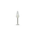 thumbnail image 1 of Labret Monroe Surgical Steel with Clear UV Acrylic Bead (16 Gauge, 6mm), 1 of 1