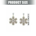 thumbnail image 5 of Versatile Snowflake Earrings Perfect For Casual Dates And Formal Event, 5 of 7