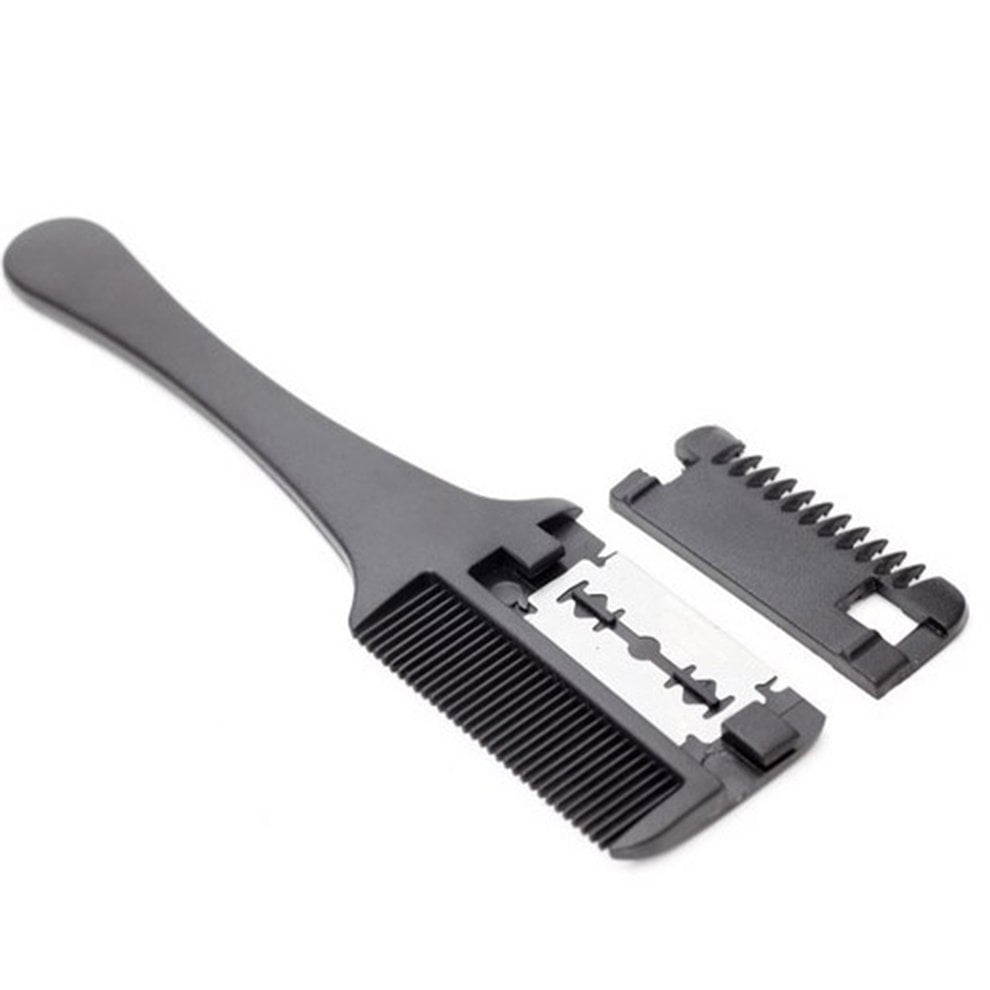 Hair Razor Comb Shaving Blades Handle Hairdressing Hair Styling Razor