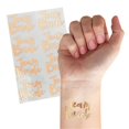 thumbnail image 1 of Weddingstar T324-56 Rose Gold Temporary Tattoos &amp; Team Bride, 1 of 1
