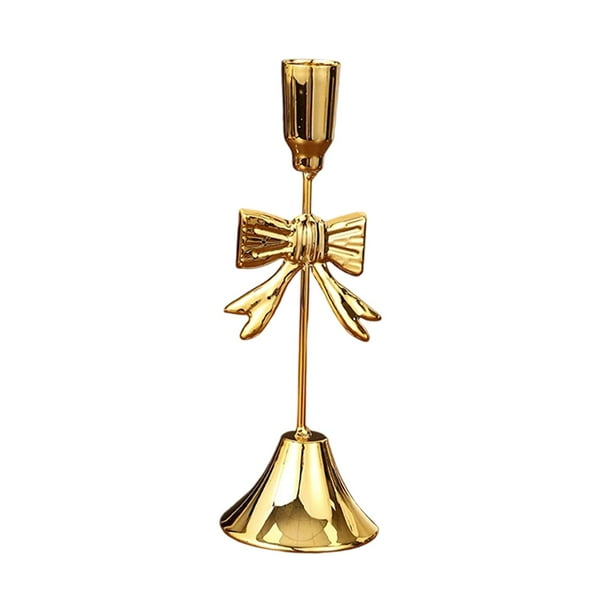 Candelabro de metal, soporte para velas, accesorio decorativo para fotografía, candelabro M
