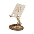 thumbnail image 4 of Soporte para teléfono con rotación de 360 ​​grados, plegable y práctico, ajustable. Oro de metal, 4 of 9