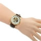thumbnail image 3 of Ganador Calendario Hueco Automático Movimiento mecánico Causal Reloj de pulsera para hombres (Blanco + Plata), 3 of 3