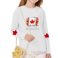 thumbnail image 5 of ITSAME Long Sleeve T-Shirts for Girls, Cotton Fashion Print Crewneck Kids Casual Comfortable Pullover Tee White Size 5T, 5 of 8