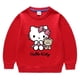 thumbnail image 2 of Hello Kitty ropa para niños estampado de dibujos animados niñas dulce cuello redondo manga larga Sudadera con capucha suéter bebé estudiante Casual Top de algodón, 2 of 5