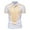 White, variant on CaiJunJia George Polo Shirt,Men's Golf Polo Shirts Short Sleeve Collar Tennis Shirt Color Block Pique Work T-Shirt