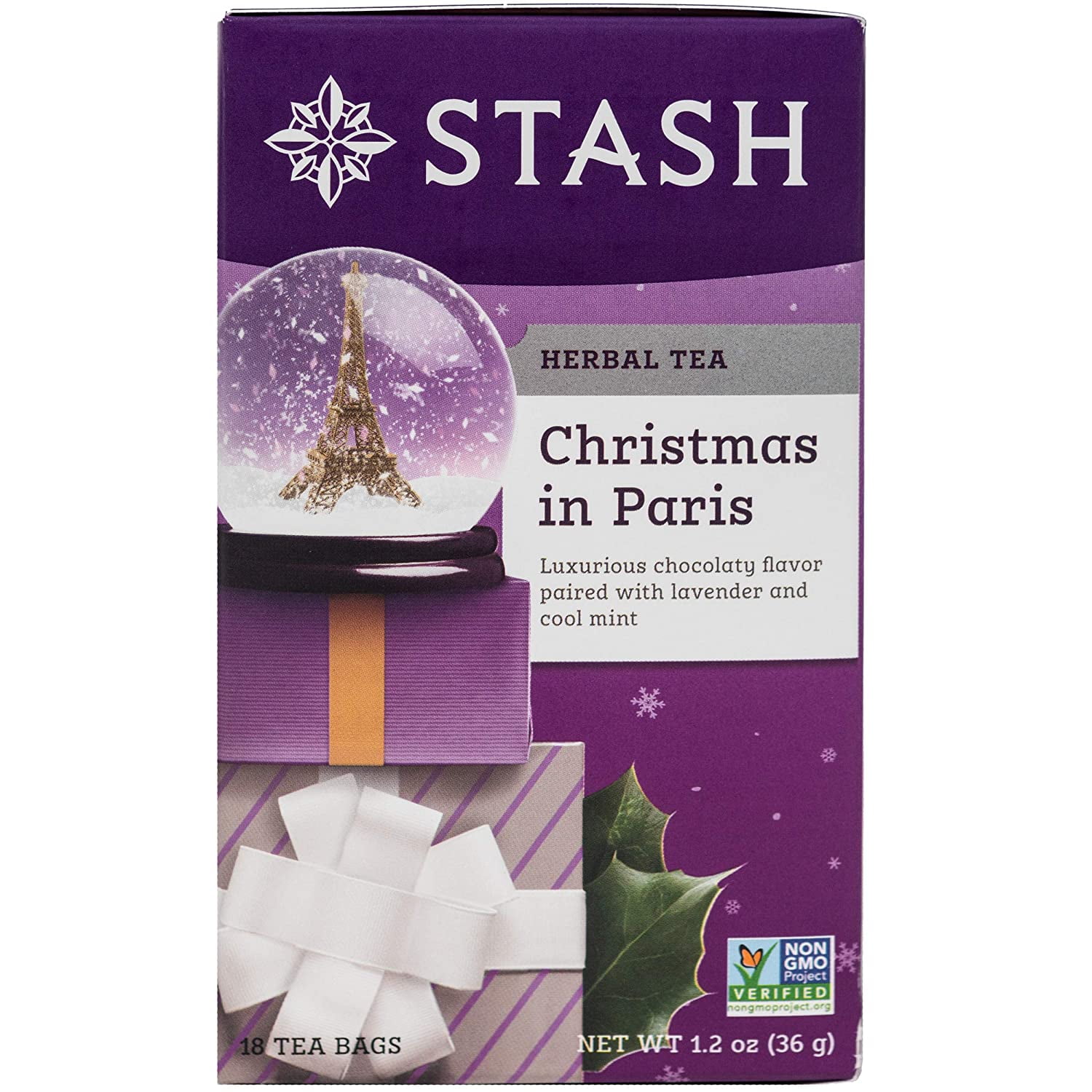Stash Tea Christmas in Paris Herbal Tea 18 ct Pack of 2 Stash Tea Christmas in Paris Herbal Tea 18 ct Pack of 2