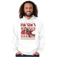 thumbnail image 5 of Ugly Christmas Pattern NASA Santa Hoodie Sweatshirt Women Men Brisco Brands S, 5 of 6