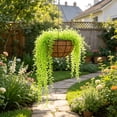 thumbnail image 7 of Artificial Hanging Plant Decor Mint Green, Cascading Foliage, 5-Pack, 37.4 Inches, Indoor Outdoor Home Decor, 7 of 7