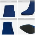 thumbnail image 3 of DREAM PAIRS Women's Pointed Toe Low Heel Suede/Pu Back Zipper Ankle Boots KALILA ROYAL/BLUE/SUEDE Size 6, 3 of 5