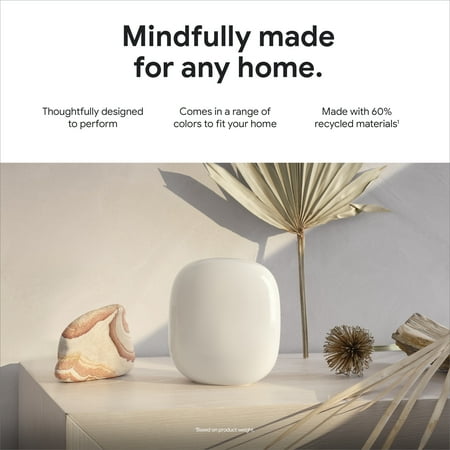 Google - Nest Wifi Pro 6e AXE5400 Mesh Router (2-pack) - Snow