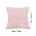 thumbnail image 3 of Square Pillow Cover | Sofa Cushion Case | Standard 18x18 Inch Pillow Protector for Living Room Bedroom Decor | Polyester Fabric with Hidden Zipper | 1 Piece Set, 3 of 6