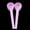 Pink, variant on Scale flat bottom plastic measuring spoon 5g g 10ml ml mask spoon liquid mask powder milk powder fixed measuring spoon-Rose powder