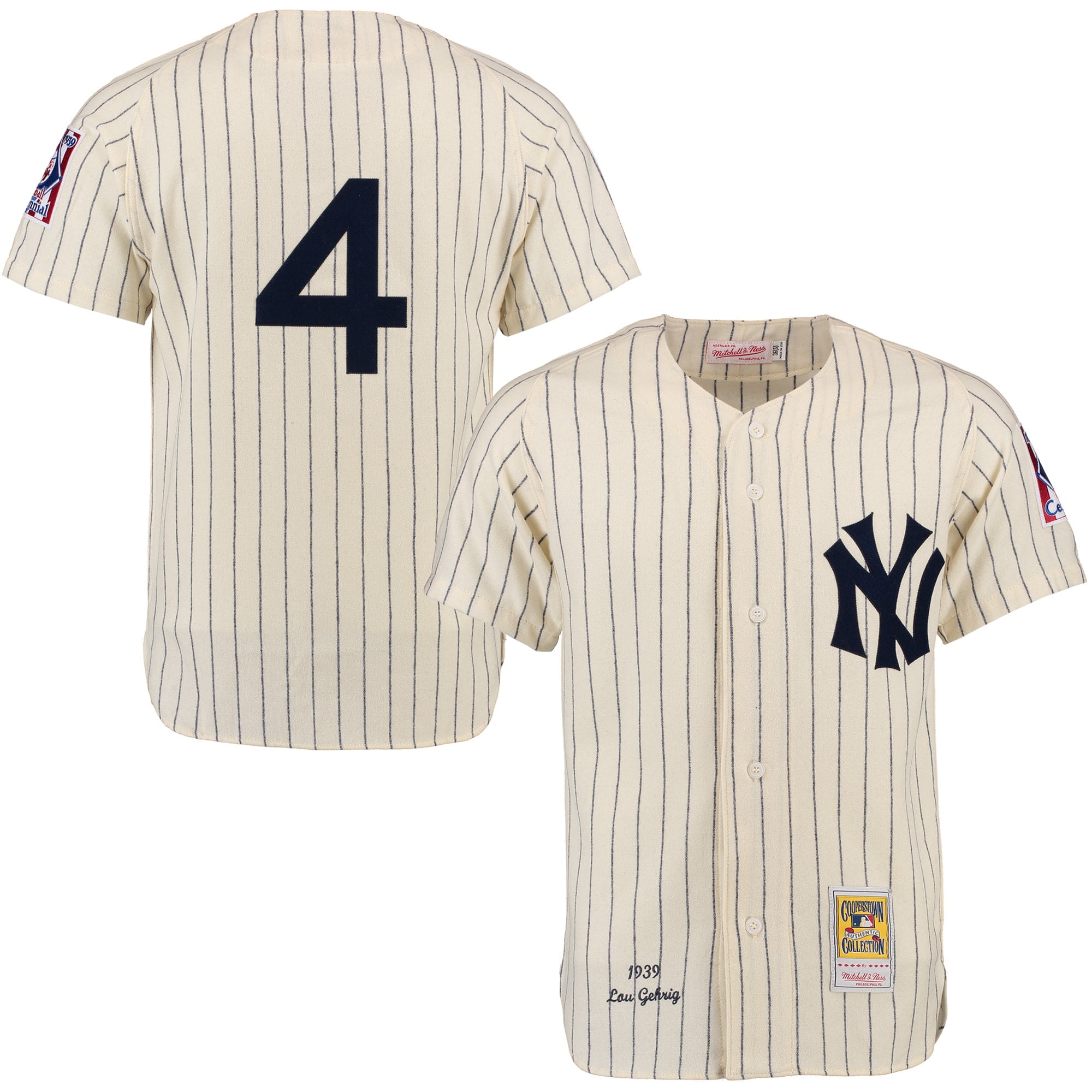 lou gehrig jersey