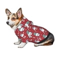 thumbnail image 7 of Honeii Gnome And Snowflakes Print Small Dog Hoodies Pet Hooded Sweatshirts Fall Winter Puppy Cat Sweaters Warm Clothes for Small Dogs Outfits Costume-X-Large, 7 of 7
