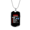Military Chain (Gold), variant on Gemini Facts White Zodiac Dog Tag Necklace Stainless Steel 24" Chain Silver Tone or Gold Tone