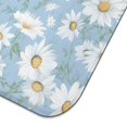 thumbnail image 5 of Summer Daisy Floral Dish Rack Mat for Kitchen Counter Dish Dryer Pad Microfiber Absorbent Foldable Drainer Mat Spring Decor 16x18 Inch, 5 of 7