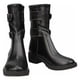 thumbnail image 2 of Zapatos negros de anime, zapatos negros de anime, zapatos de cosplay de anime, botas de cosplay, construcción robusta, 2 of 9