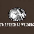 thumbnail image 3 of CafePress - I'd Rather Be Welding Dark T Shirt - Men's Classic Graphic Cotton T-Shirt, 3 of 4