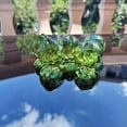 thumbnail image 2 of GKNET Suncatcher 30MM 5PC Green Prism Glass Ball Feng Shui Faceted Crystal Hanging, 2 of 7